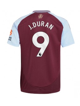 Aston Villa Jhon Duran #9 Heimtrikot 2024-25 Kurzarm